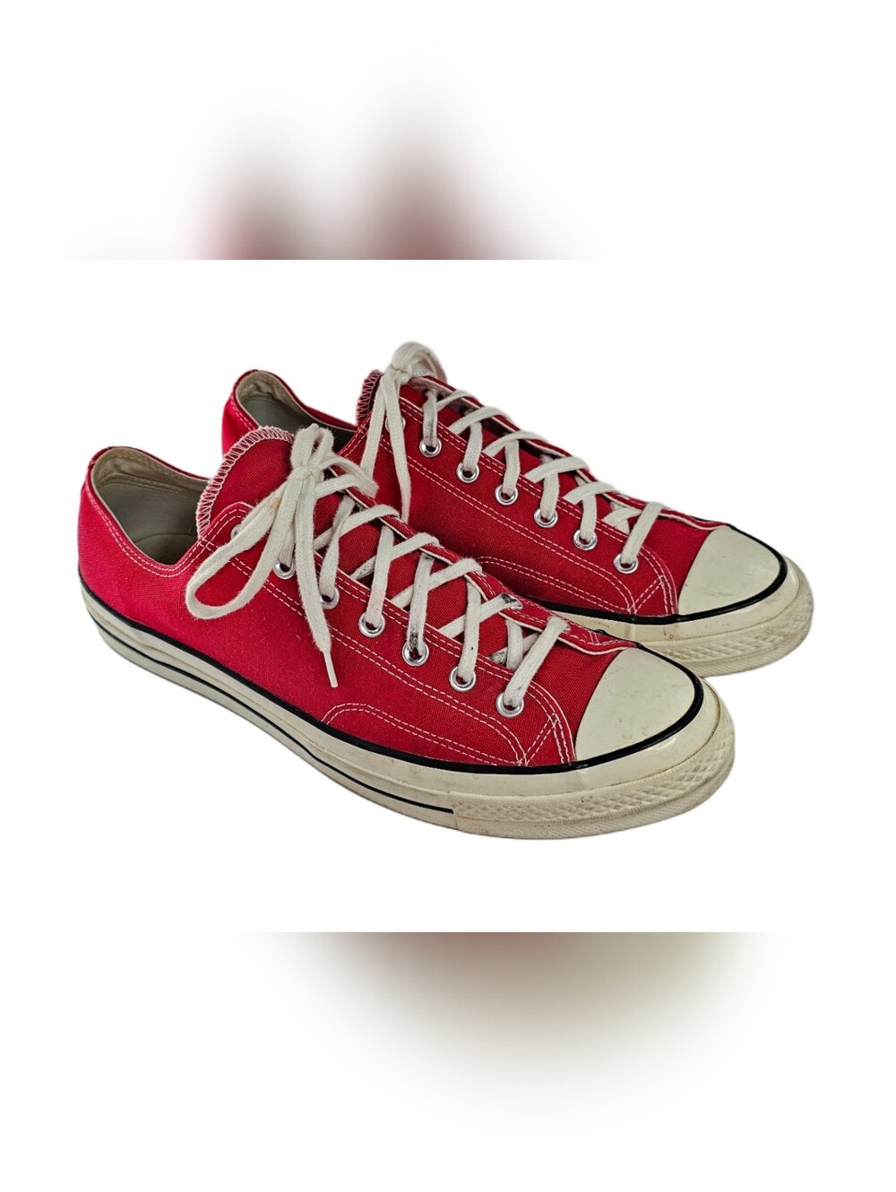 Converse Chuck Taylor 70 Ox Low Red Egret Canvas Sneakers Shoe 164949C M 13 W 15